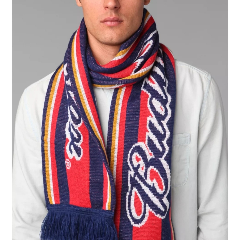 Budweiser knit scarf